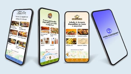 Application mobile restaurant - vente à emporter et livraison à domicile