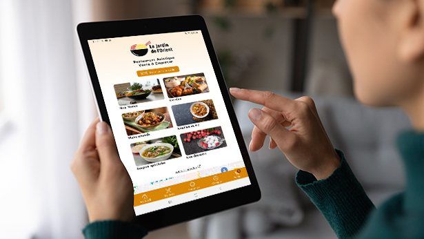 Application mobile restaurant - Vente à emporter de plats asiatiques